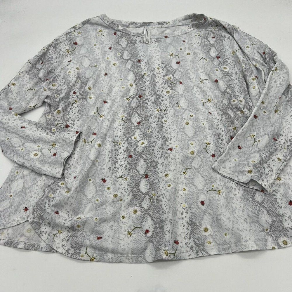 Flora Nikrooz Lady bug Long Sleeve Top XL